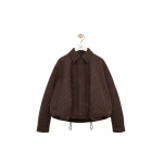 Loewe Drawstring Jacket in Wool, Brown and Black | Jackets | Luxury Shoes 