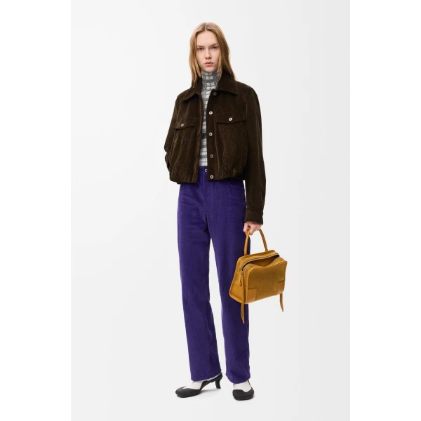 Jacket in Cotton Corduroy, Brown - Image 2
