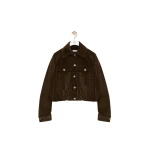Loewe Jacket in Cotton Corduroy, Brown | Jackets | Luxury Shoes 