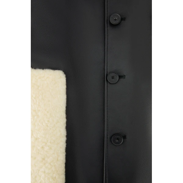 Jacket in Nappa Lambskin, Black - Image 6