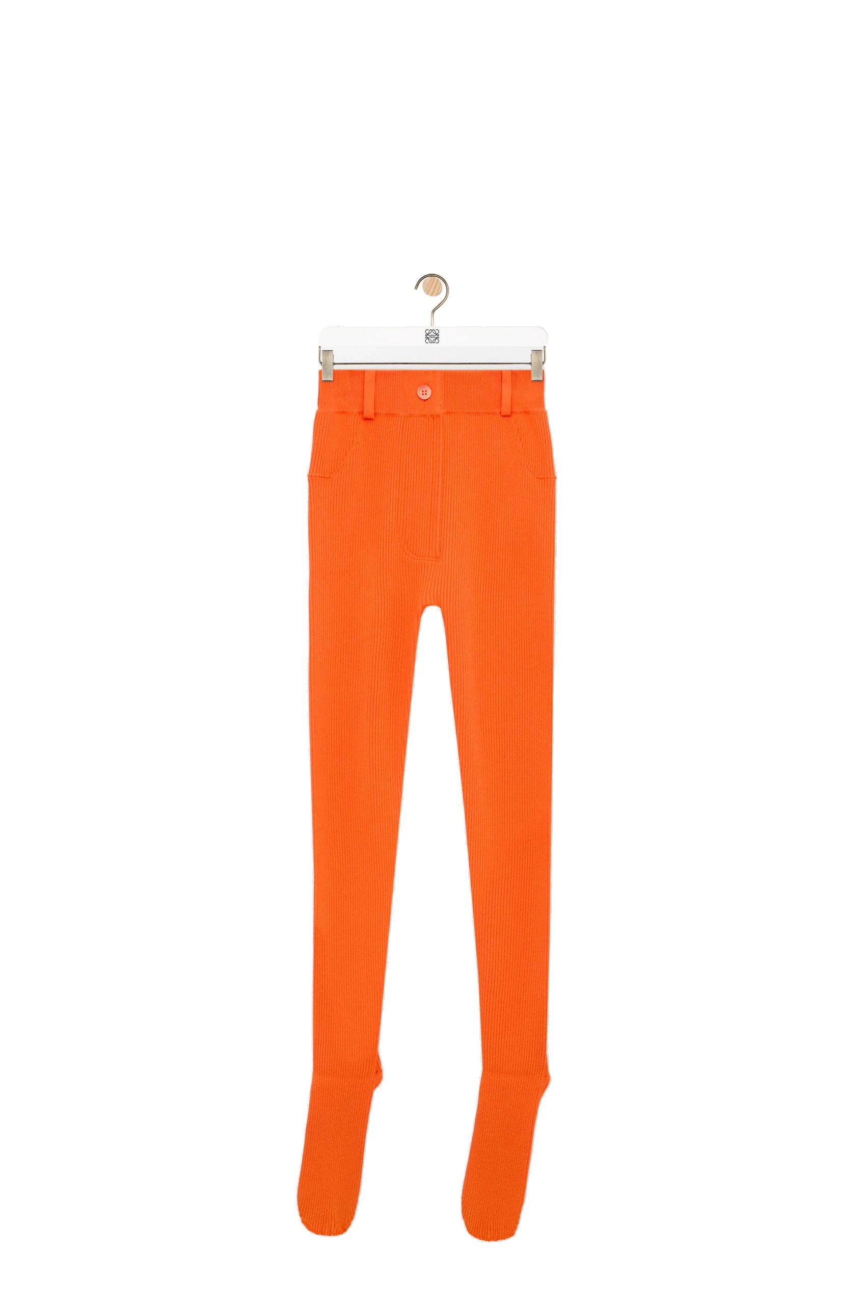 Loewe Leggings in Viscose Blend, Light Orange | Pants | Luxury Shoes Loewe Leggings in Viscose Blend, Light Orange | Pants | Luxury Shoes