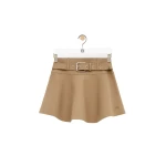 Loewe Mini Skirt in Cotton, Beige | Skirts | Luxury Shoes 