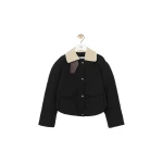 Loewe Puffer Jacket in Technical Cotton, Black | Jackets | Luxury Shoes 