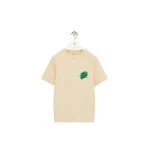 Loewe Regular Fit T-Shirt in Cotton, Ecru | Tops | Luxury Shoes 