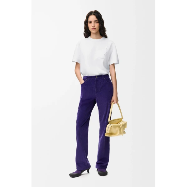 Relaxed Fit T-Shirt in Cotton, White - Image 2