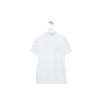 Loewe Relaxed Fit T-Shirt in Cotton, White | Tops | Luxury Shoes 