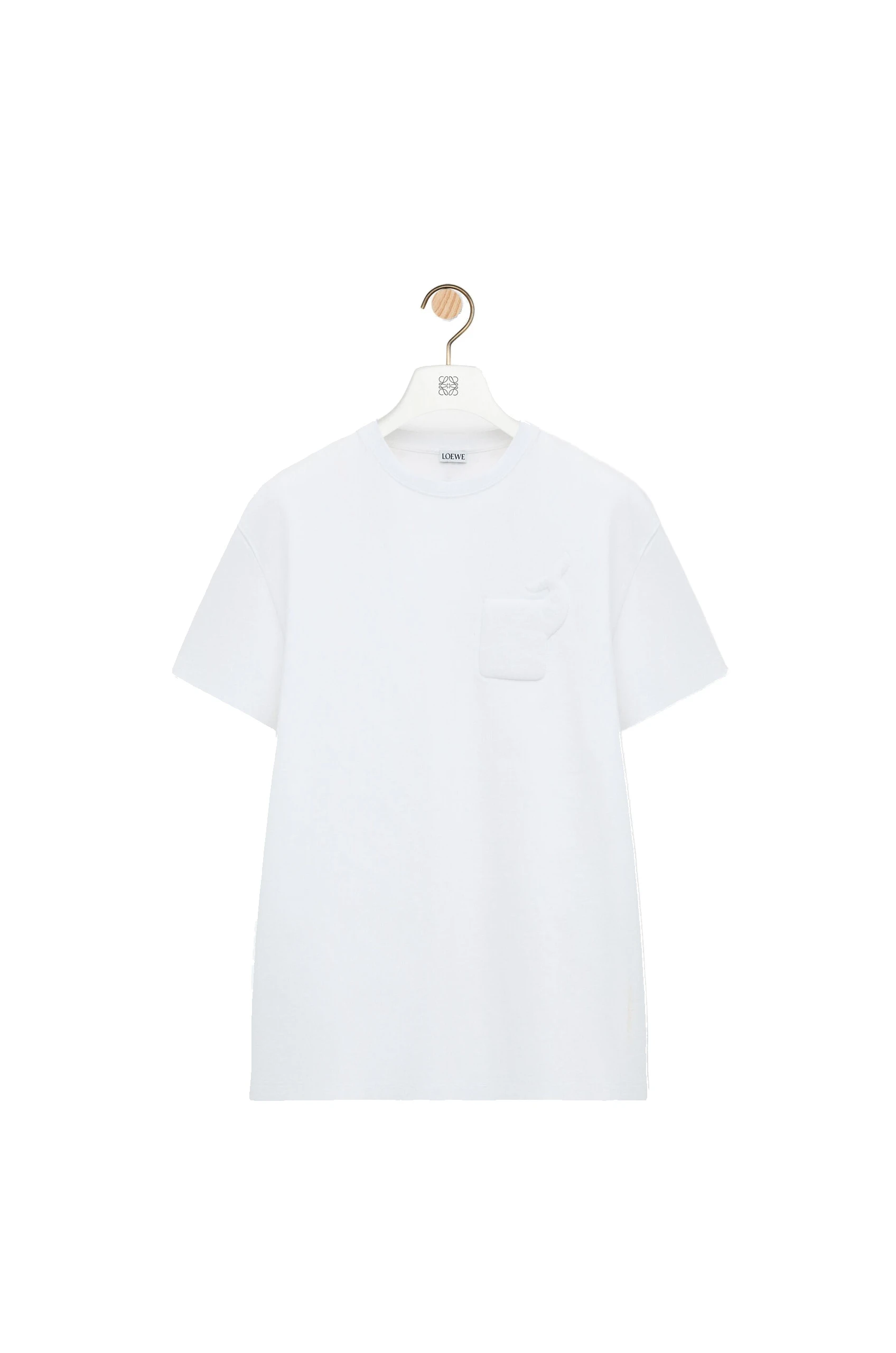Loewe Relaxed Fit T-Shirt in Cotton, White | Tops | Luxury Shoes Loewe Relaxed Fit T-Shirt in Cotton, White | Tops | Luxury Shoes