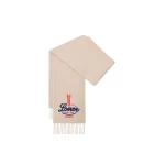 Loewe Scarf in Alpaca, Light Beige | Accessories | Luxury Shoes 