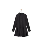 Loewe Shirt Dress in Cotton, Black | Dresses | Luxury Shoes 