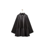 Loewe Short Coat in Nappa Lambskin, Black | Coats | Luxury Shoes 