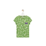 Loewe Small Fit T-Shirt in Cotton, Green | Tops | Luxury Shoes 
