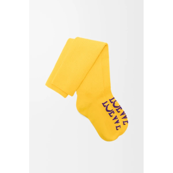 Socks in Wool, Yellow - Image 3