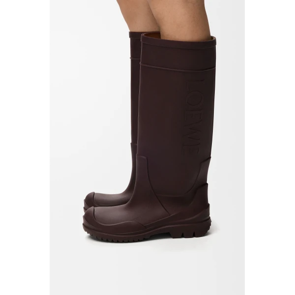 Storm Boot in Rubber, Dark Chestnut - Image 2