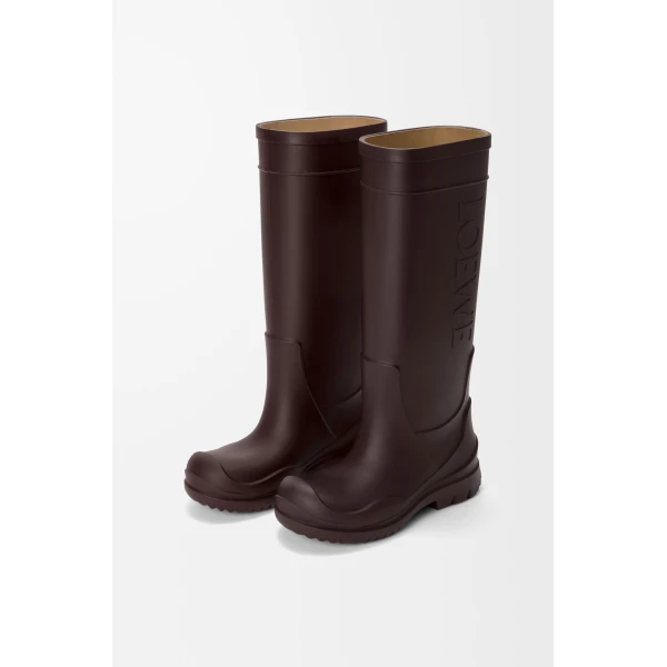 Storm Boot in Rubber, Dark Chestnut - Image 3