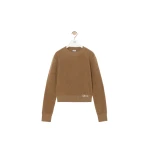 Loewe Sweater in Wool, Camel | Knitwear | Luxury Shoes 
