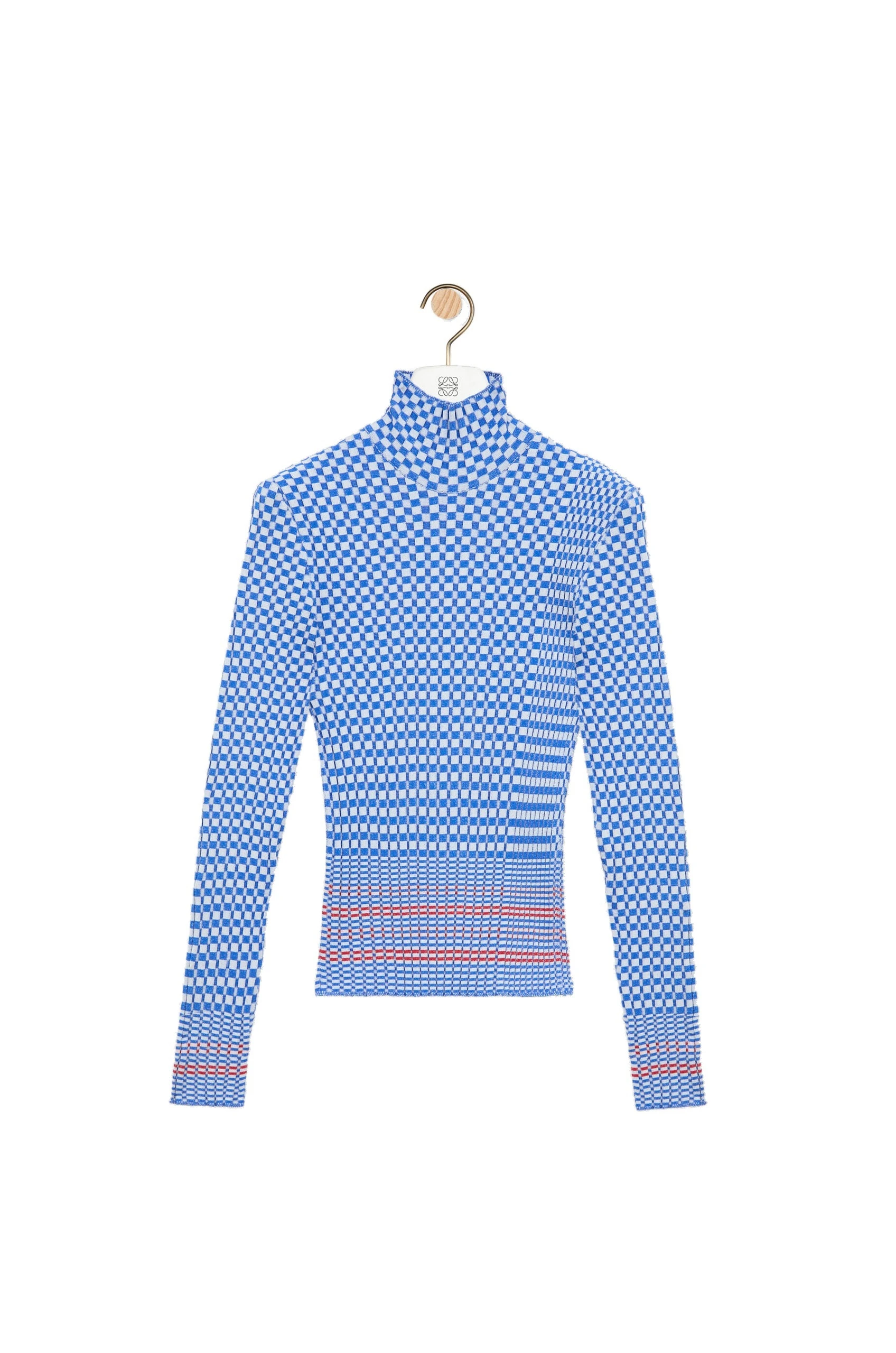 Loewe Top in Viscose Blend, Blue and White | Tops | Luxury Shoes Loewe Top in Viscose Blend, Blue and White | Tops | Luxury Shoes