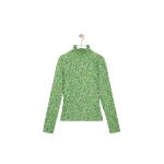 Loewe Top in Viscose Blend, Green and Multicolour | Tops | Luxury Shoes 