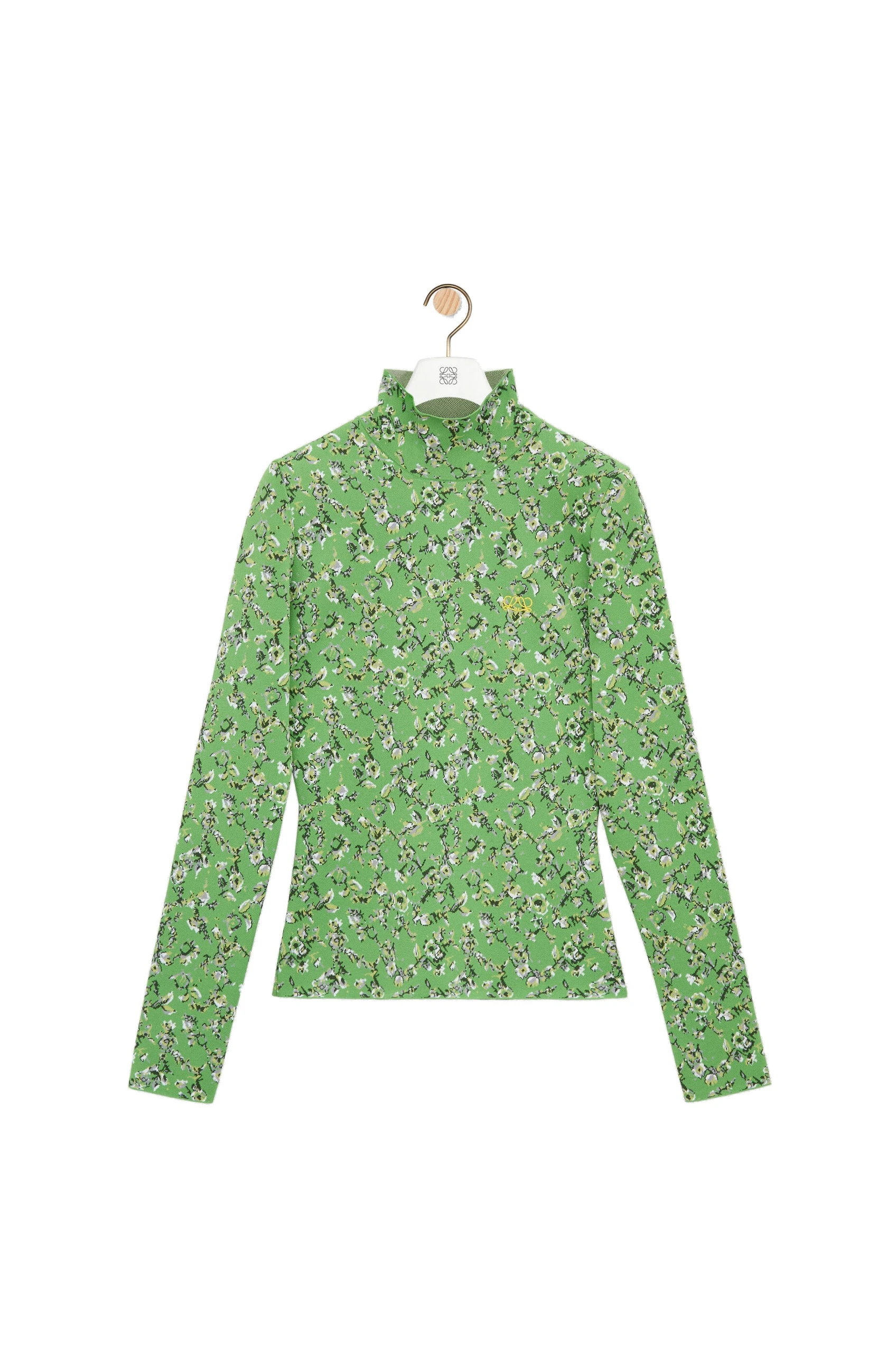 Loewe Top in Viscose Blend, Green and Multicolour | Tops | Luxury Shoes Loewe Top in Viscose Blend, Green and Multicolour | Tops | Luxury Shoes