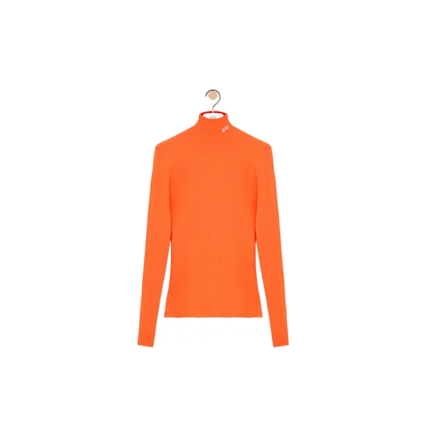 Top in Viscose Blend, Orange