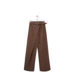 Loewe Trousers in Cotton, Brown | Pants | Luxury Shoes 