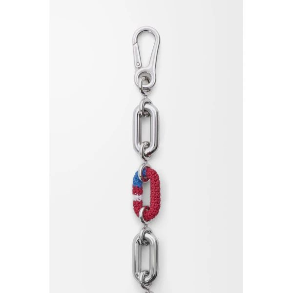 Woven Chain, Silver and Multicolour - Image 2