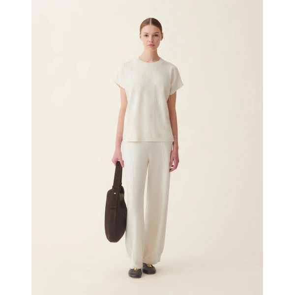 Fabiana Filippi Platinum Cape in Raffia