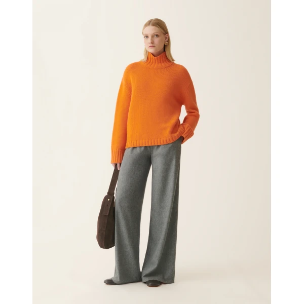 Fabiana Filippi Platinum Sweater in Vitamin Orange