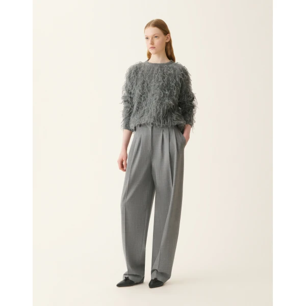 Fabiana Filippi Mohair Sweater in Charcoal