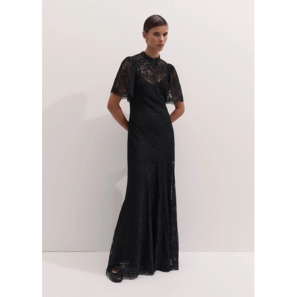ME+EM 2-in-1 Full-Length Dress in Black