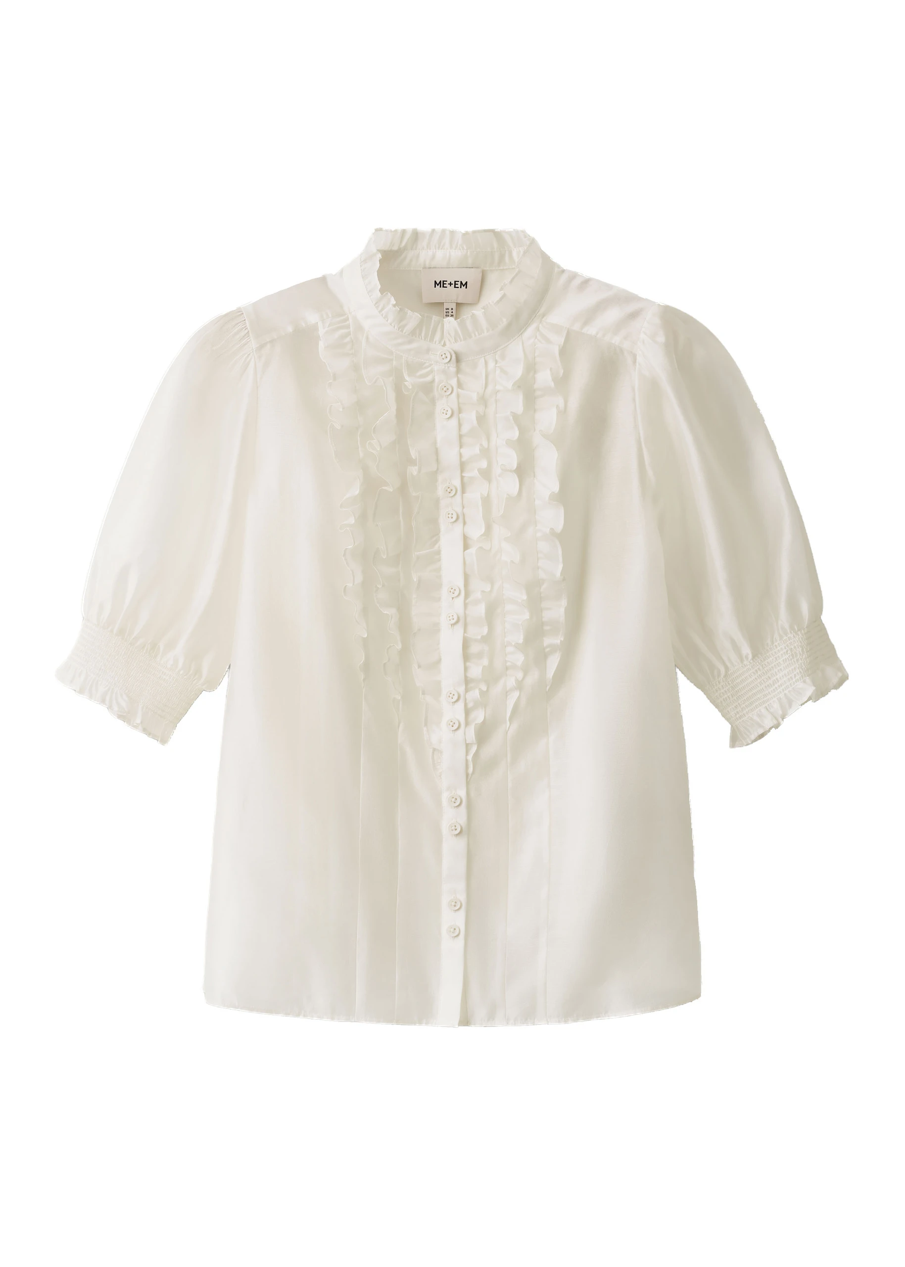 ME+EM 2-in-1 Ruffle Blouse in Cream ME+EM 2-in-1 Ruffle Blouse in Cream | Shirts | Luxury Shoes