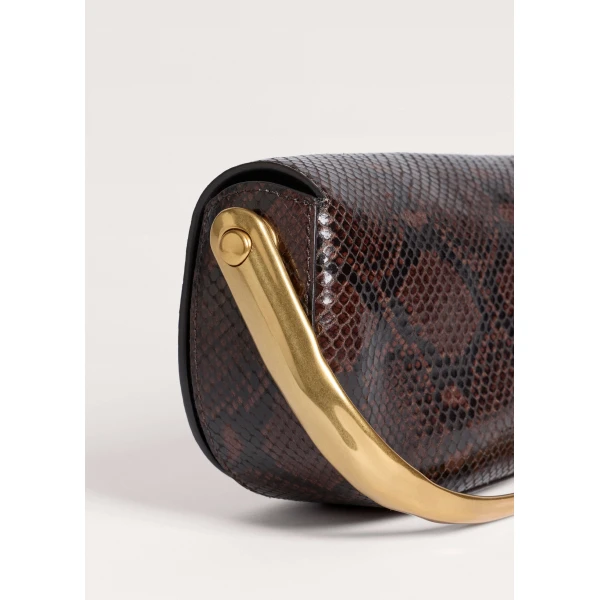 ME+EM 2-in-1 Saddle Clutch in Toffee/Chocolate