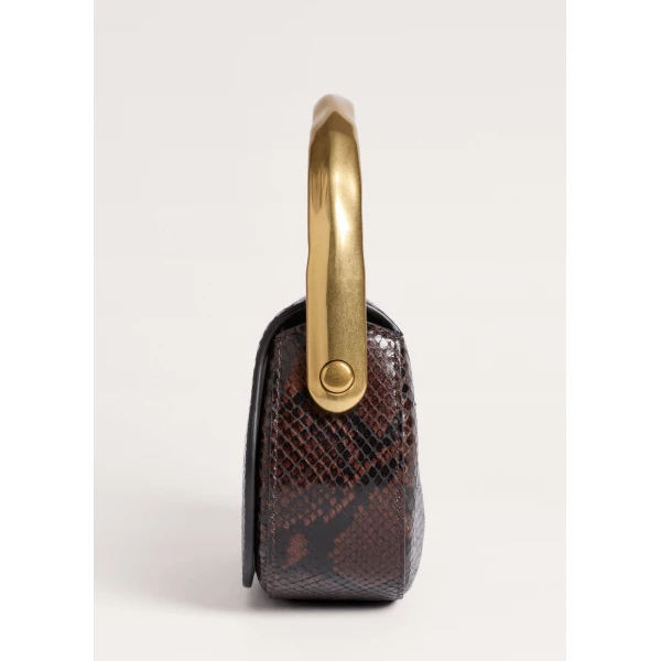 ME+EM 2-in-1 Saddle Clutch in Toffee/Chocolate
