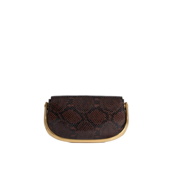 ME+EM 2-in-1 Saddle Clutch in Toffee/Chocolate