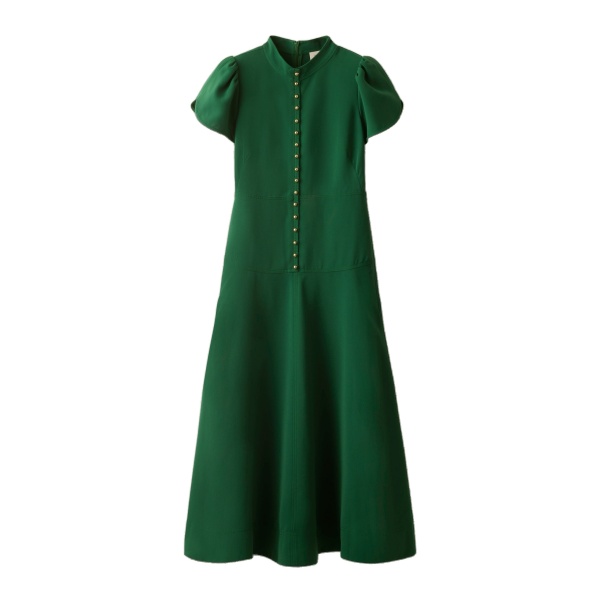 ME+EM A-Line Maxi Dress in Eden Green