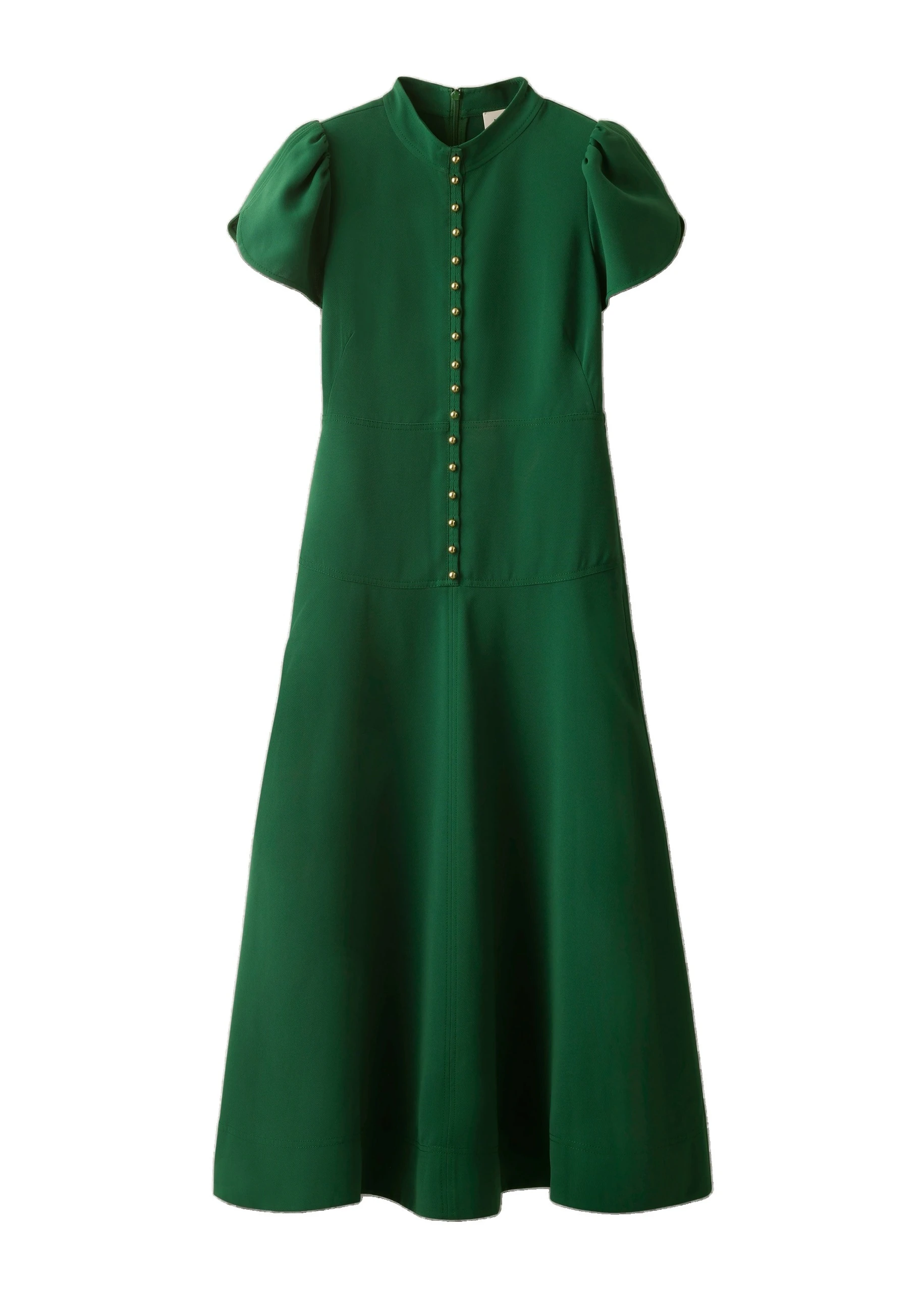 ME+EM A-Line Maxi Dress in Eden Green | Dresses | Luxury Shoes ME+EM A-Line Maxi Dress in Eden Green