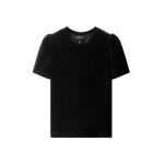 ME+EM AM-PM Fluid Tee in Black | T-shirts | Luxury Shoes 