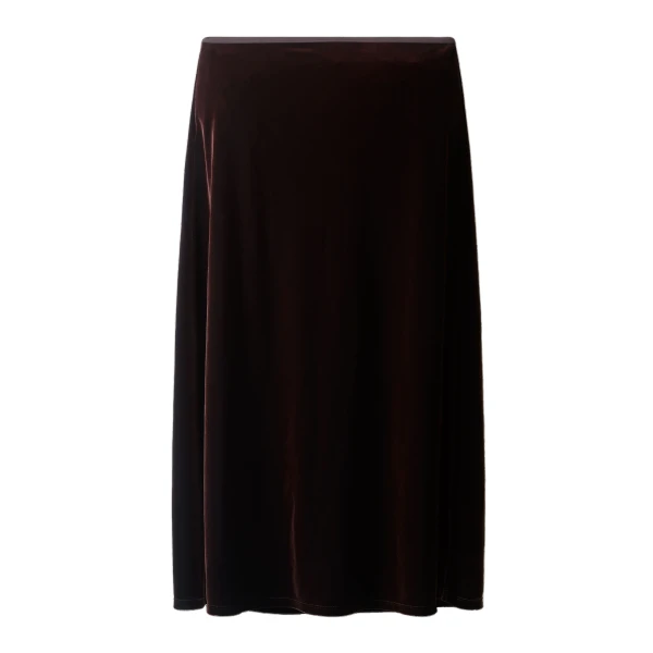 ME+EM AM-PM Midi Skirt in Dark Chocolate