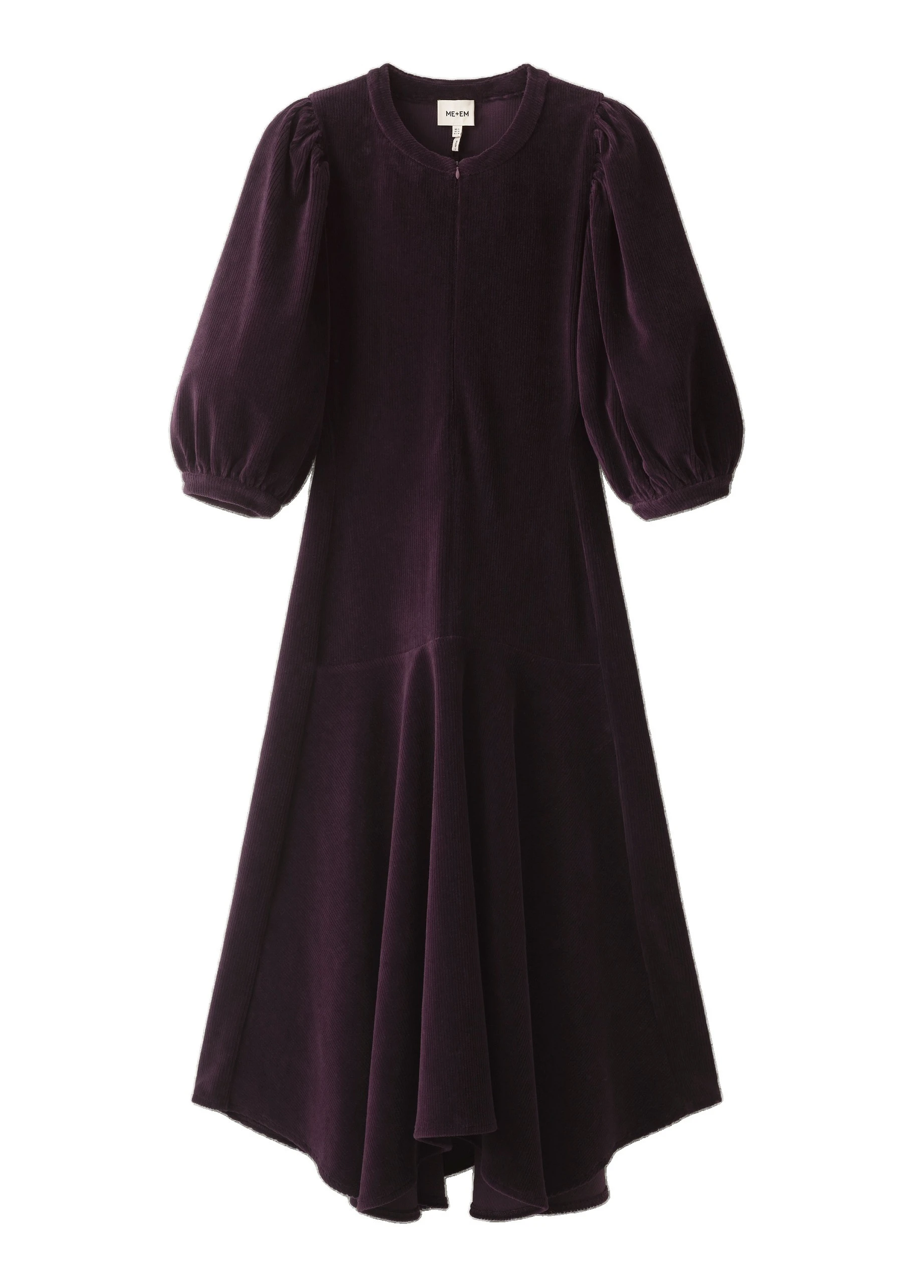 ME+EM Asymmetric Hem Dress in Merlot Red | Dresses | Luxury Shoes ME+EM Asymmetric Hem Dress in Merlot Red