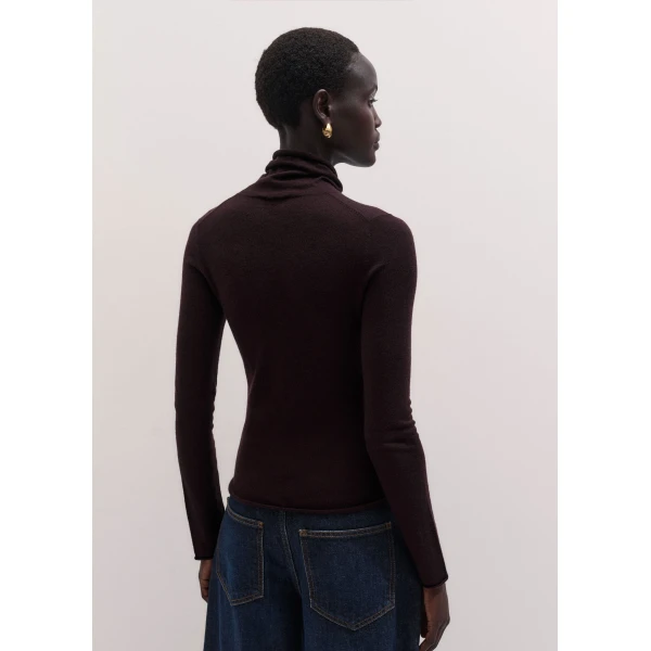 ME+EM Barely There Jumper in Port Brown