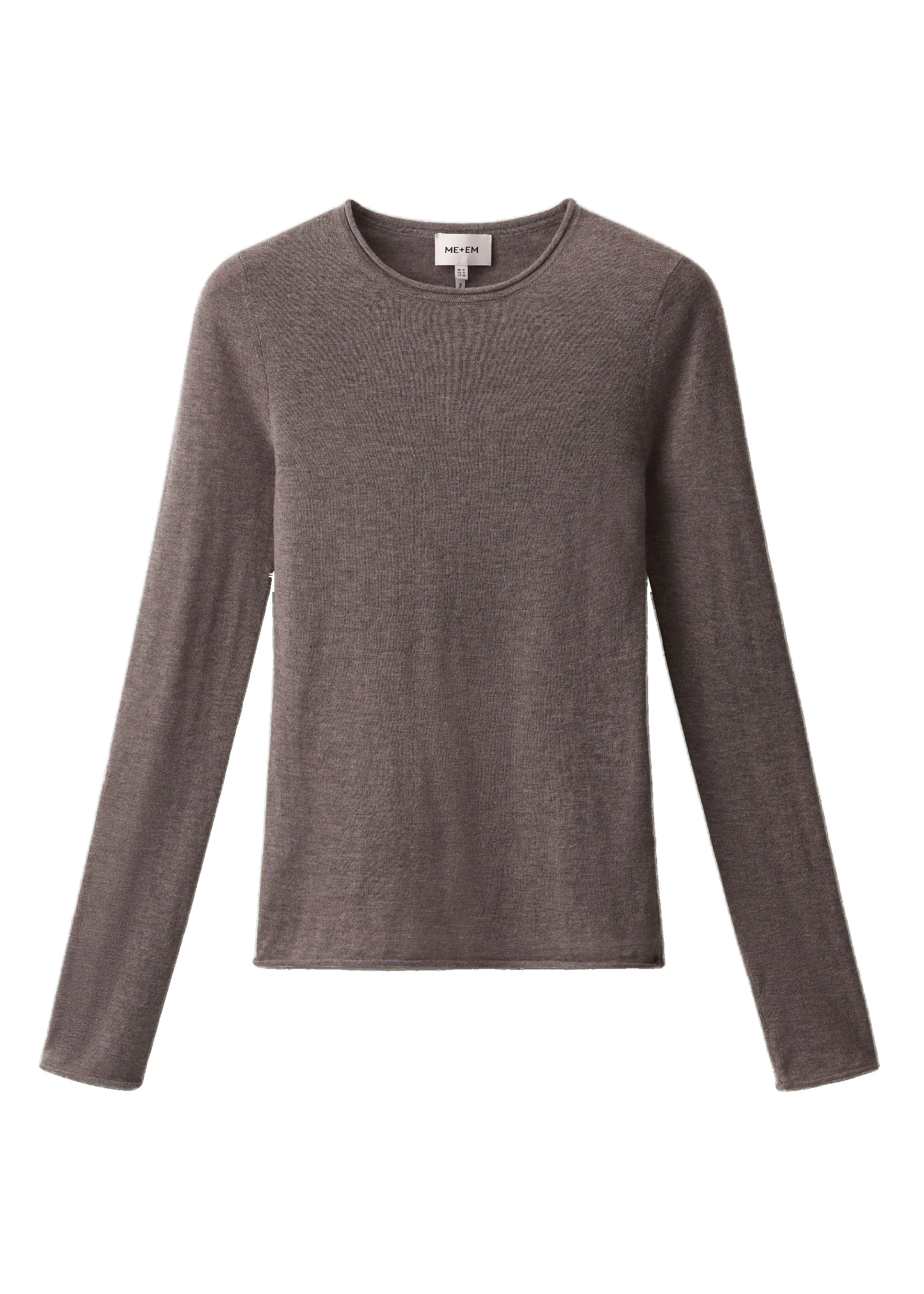 ME+EM Barely There Top in Heather Brown | Tops | Luxury Shoes ME+EM Barely There Top in Heather Brown