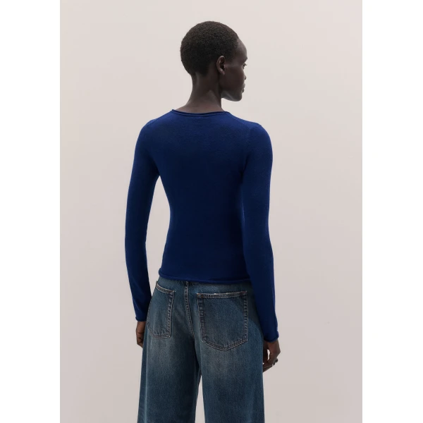 ME+EM Barely There Top in Jewel Blue