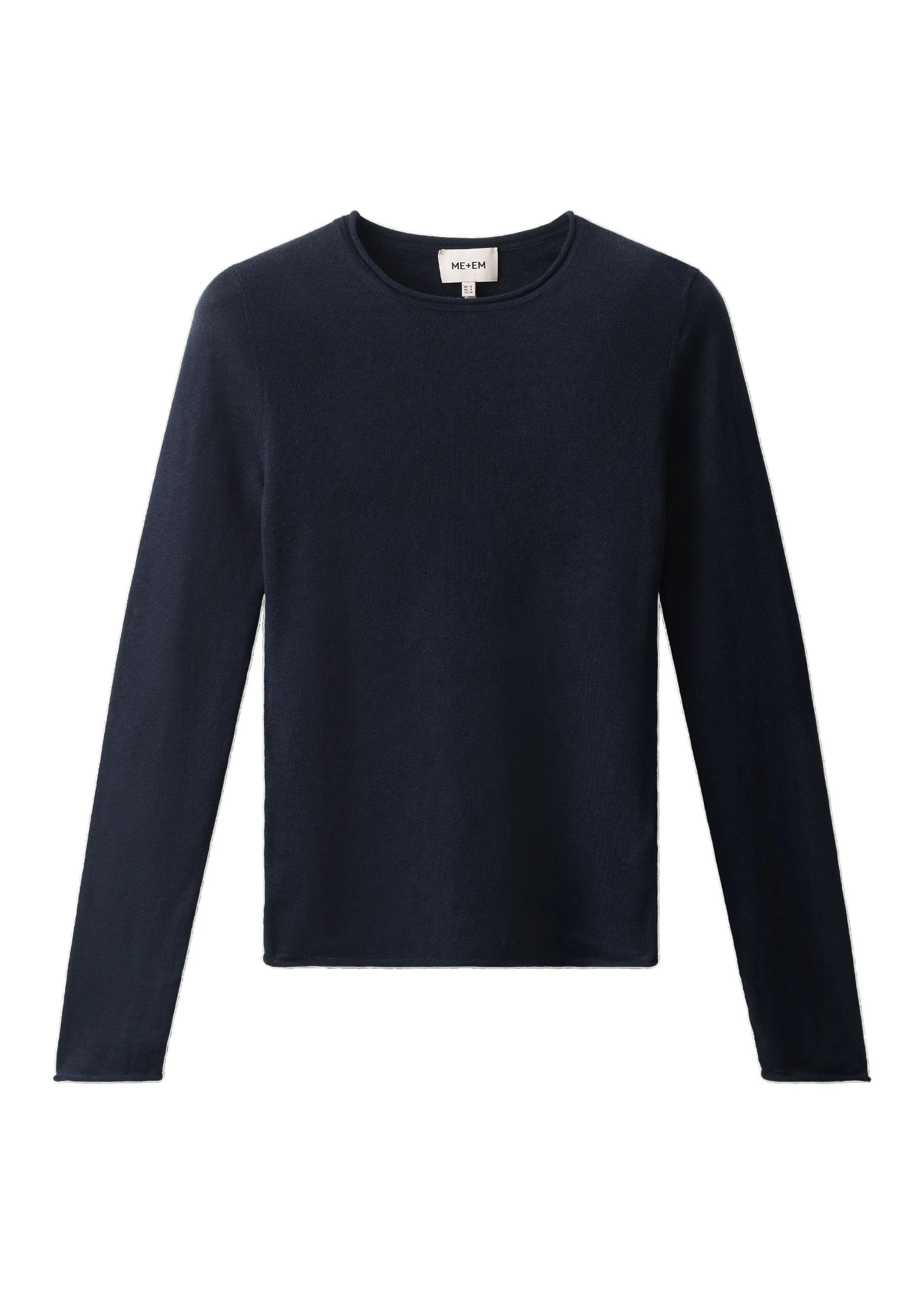 ME+EM Barely There Top in Navy | Knitwear | Luxury Shoes ME+EM Barely There Top in Navy