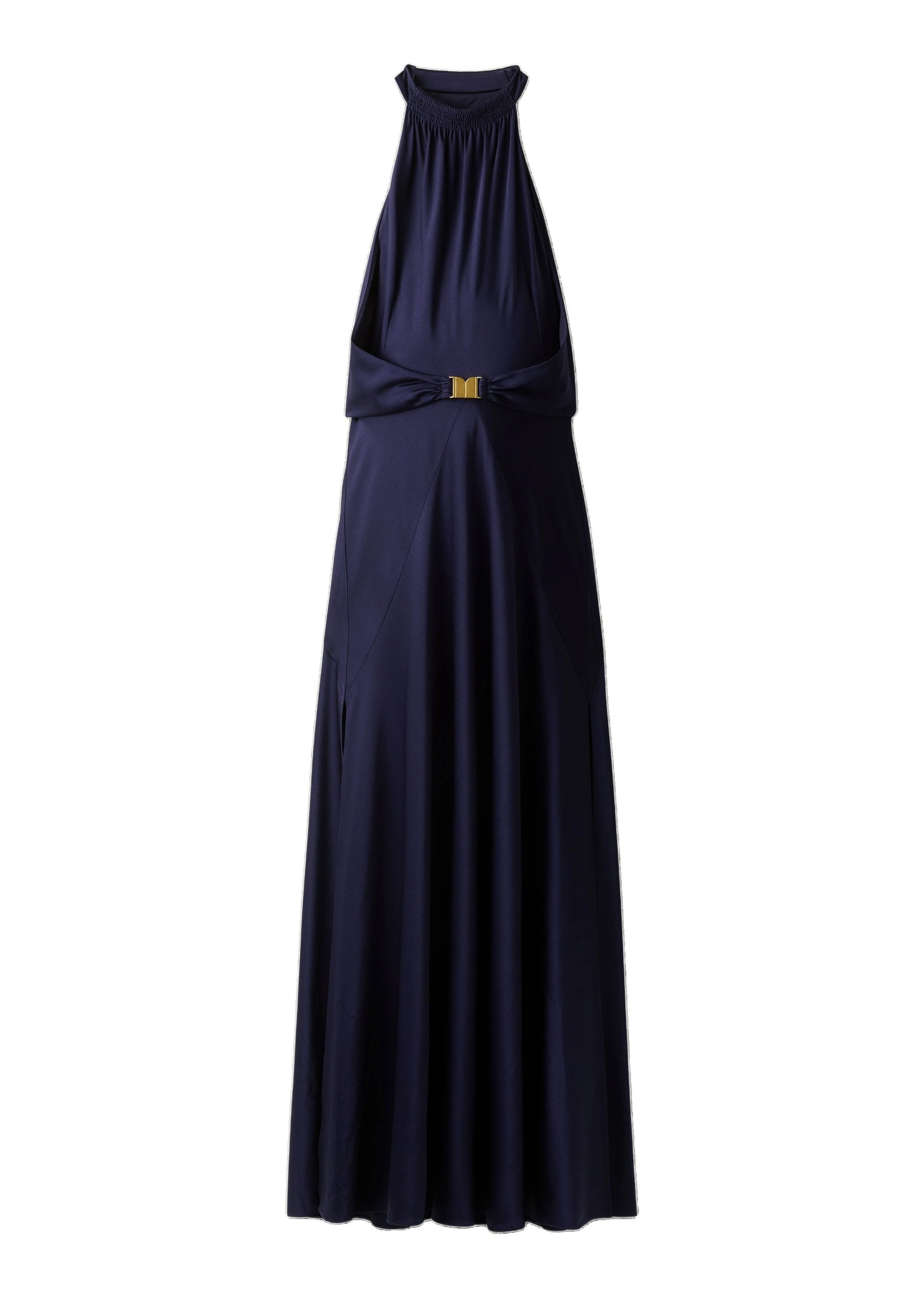 ME+EM Belted Full-Length Dress in Evening Navy | Dresses | Luxury Shoes ME+EM Belted Full-Length Dress in Evening Navy