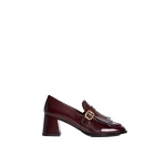 ME+EM Block Heel Loafer in Port Brown