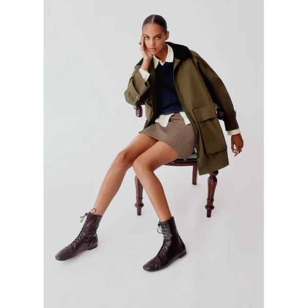 ME+EM Boxer Boot in Black/Brown, view 2 | Boots | Luxury Shoes 