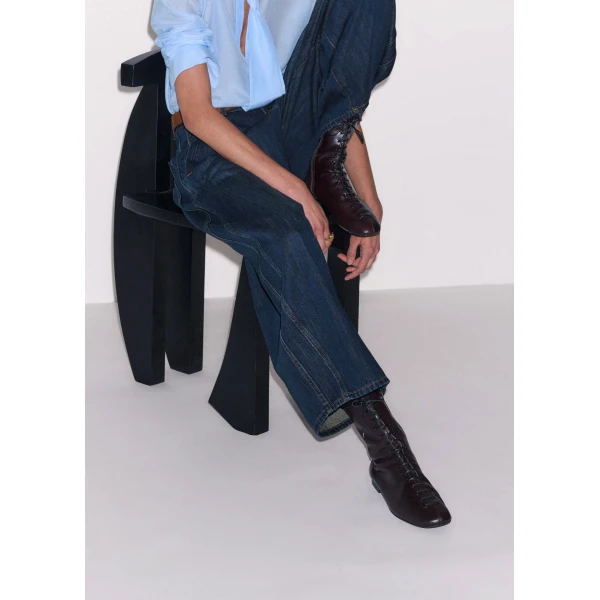 ME+EM Boxer Boot in Black/Brown, view 5 | Boots | Luxury Shoes 