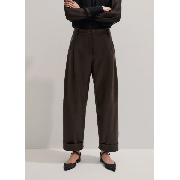 ME+EM Clever Trouser in Chocolate