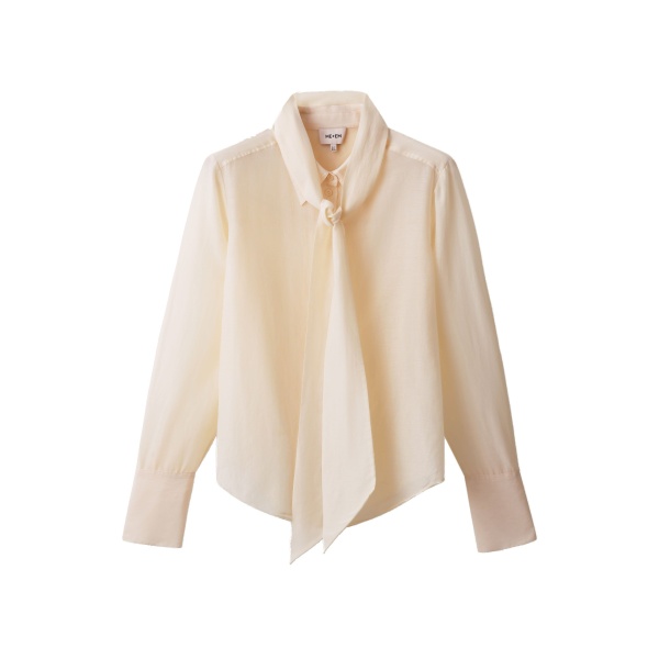 ME+EM Cloud Layering Shirt in Cream