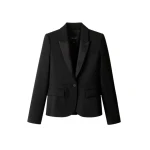 ME+EM Contour Tux Blazer in Black
