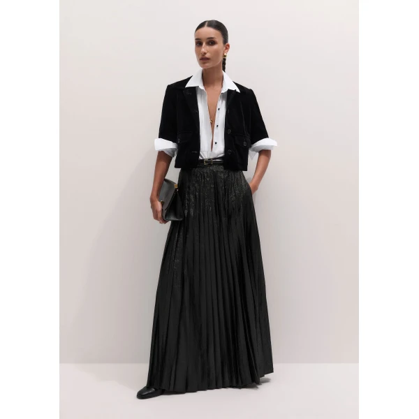 ME+EM Crop Evening Jacket in Black